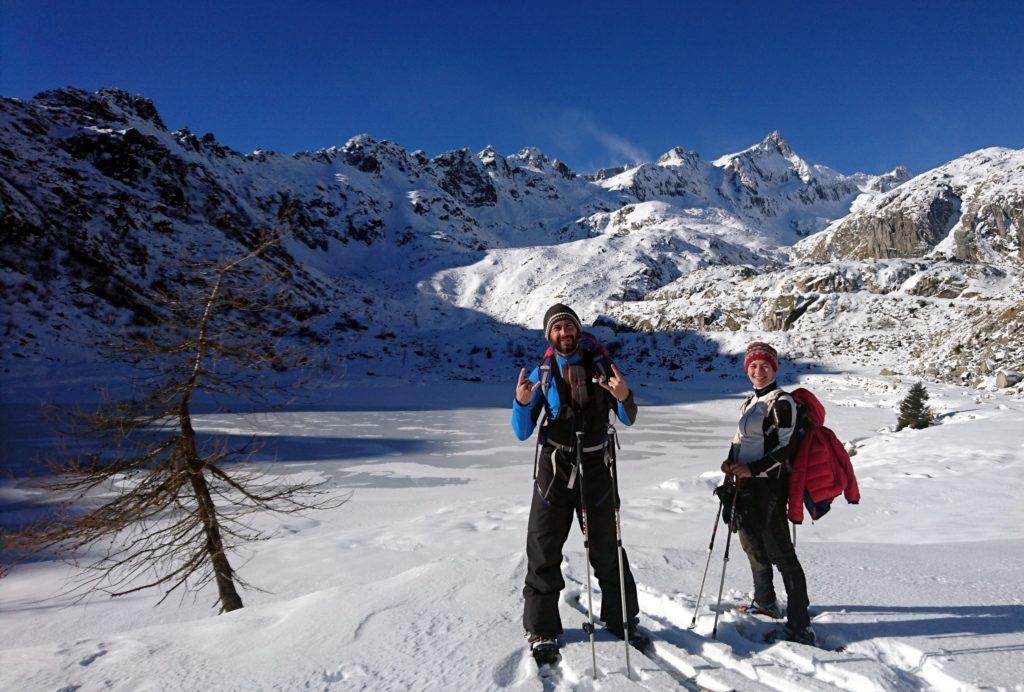 il lago inferiore di Cornisello, sullo sfondo l'omonima cima