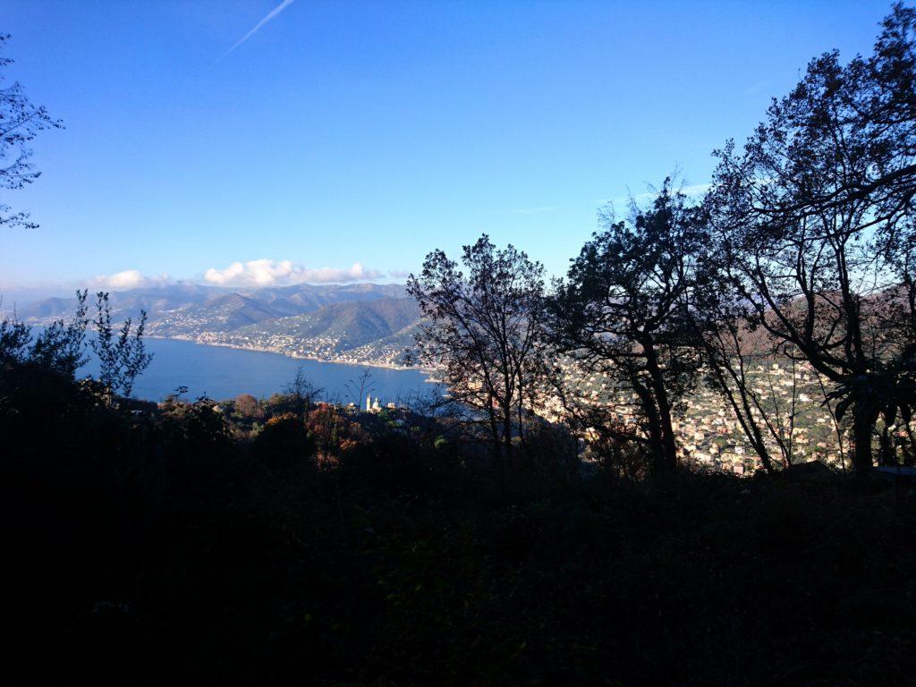 vista dal sentiero che da Semaforo Vecchio riconduce a San Rocco