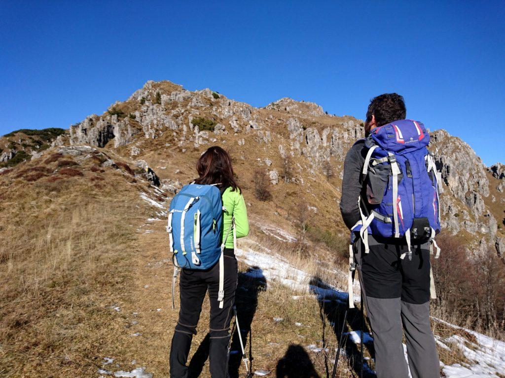 guardando la cima