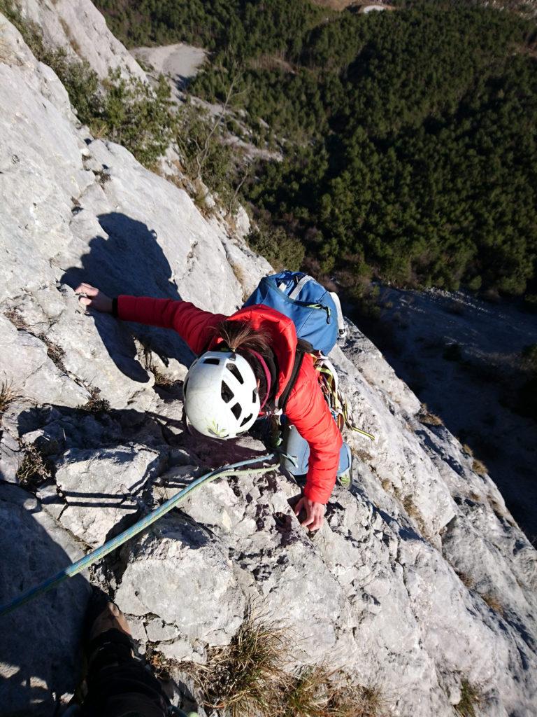 Erica sugli ultimi passi del quarto tiro