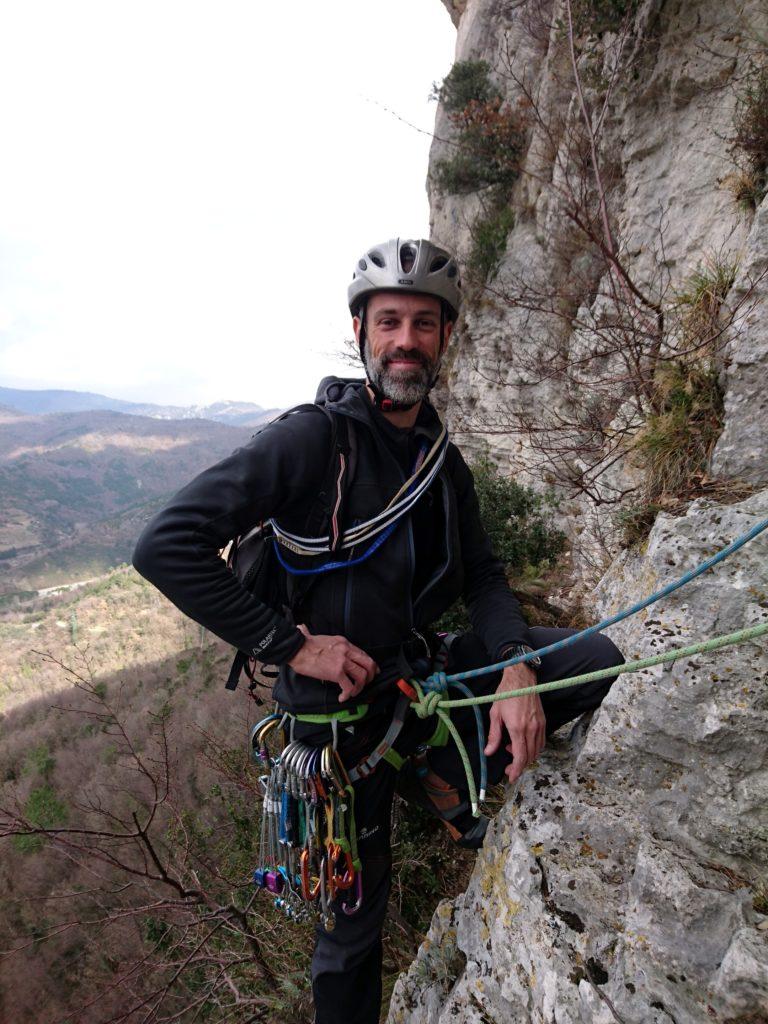 Samu alla sosta prima del quarto tiro che toccherà a lui