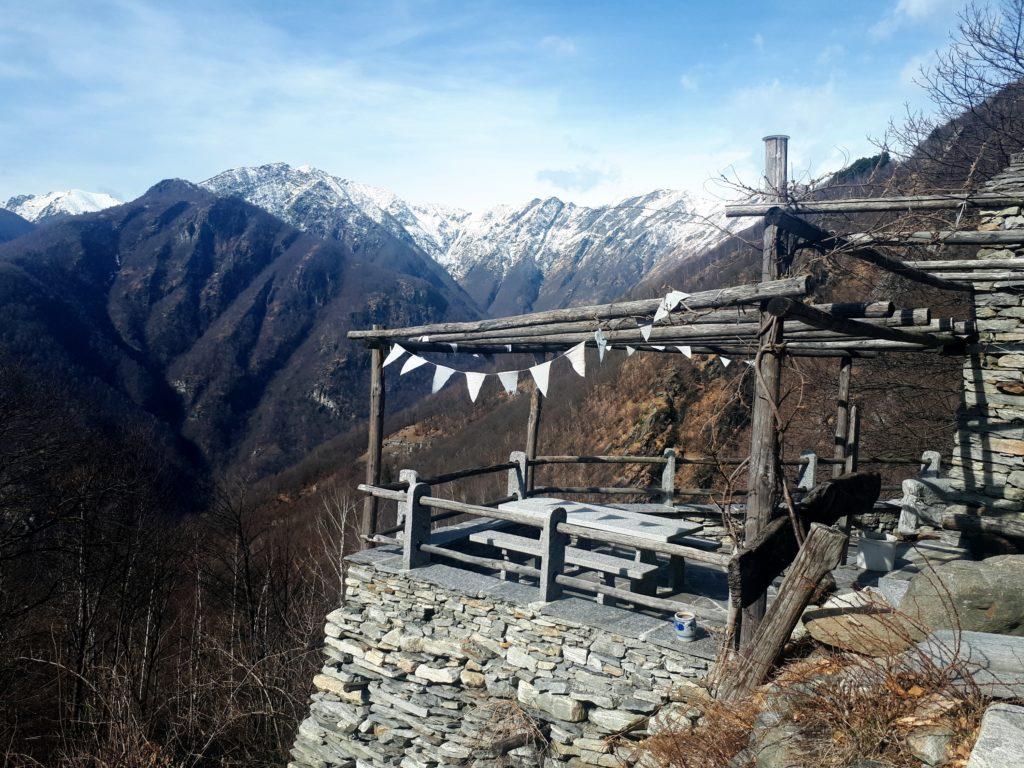 bella terrazza panoramica dalle parti di Odro