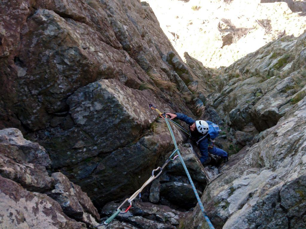 l'ultimo pezzo del diedro è bello verticale