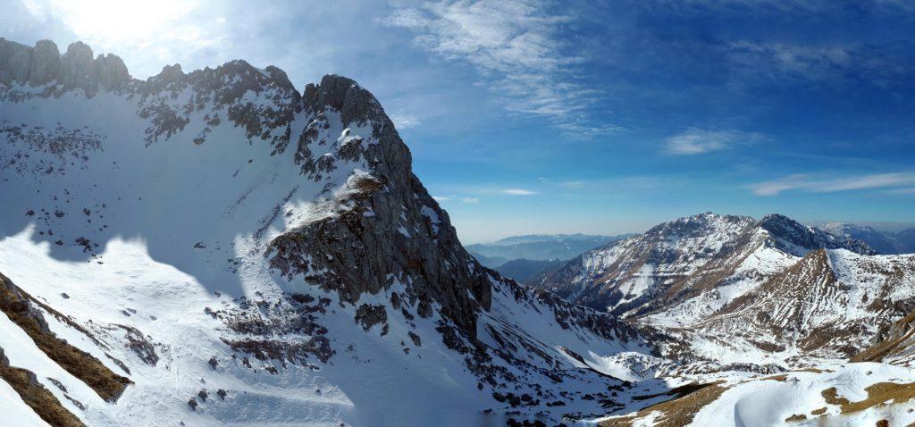 panorama verso il Vallone del Mandrone