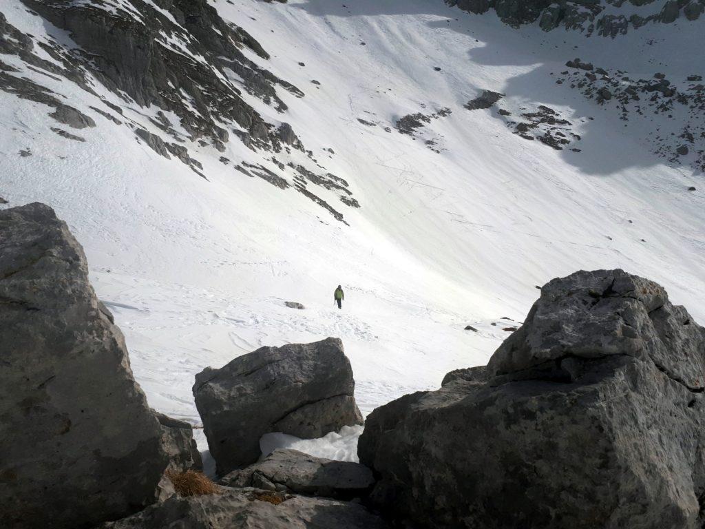 reduce dalla cima... senza acqua!