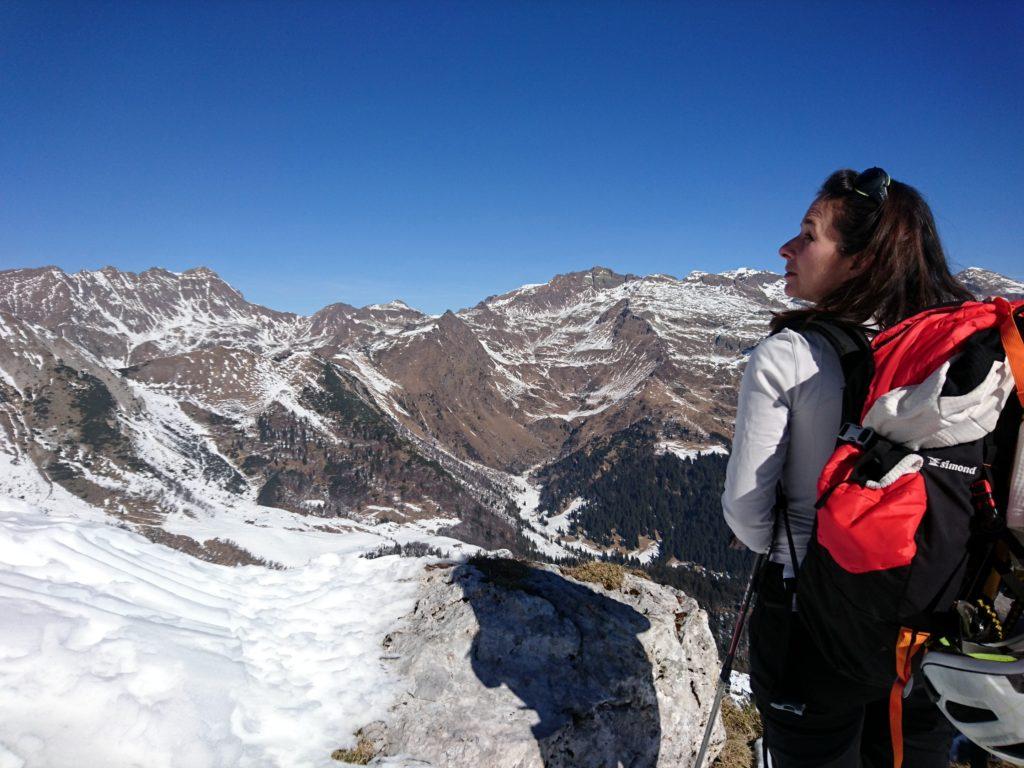 guardando verso il Passo... che non si raggiunge mai!