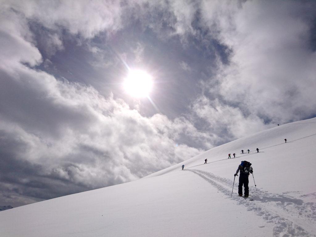 Nonostante qualche nuvola, oggi il sole ci darà una bella cottura ;)