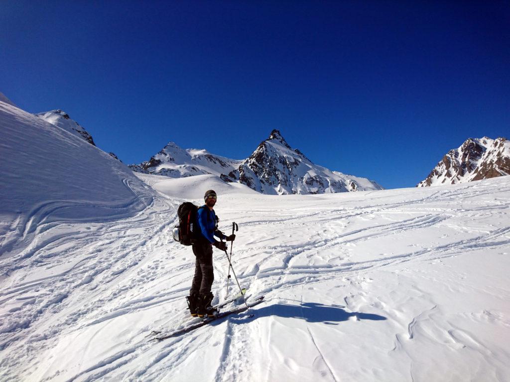 Il Niggah e il Corno di Nefelgiù, quello roccioso, meno adatto allo skialp