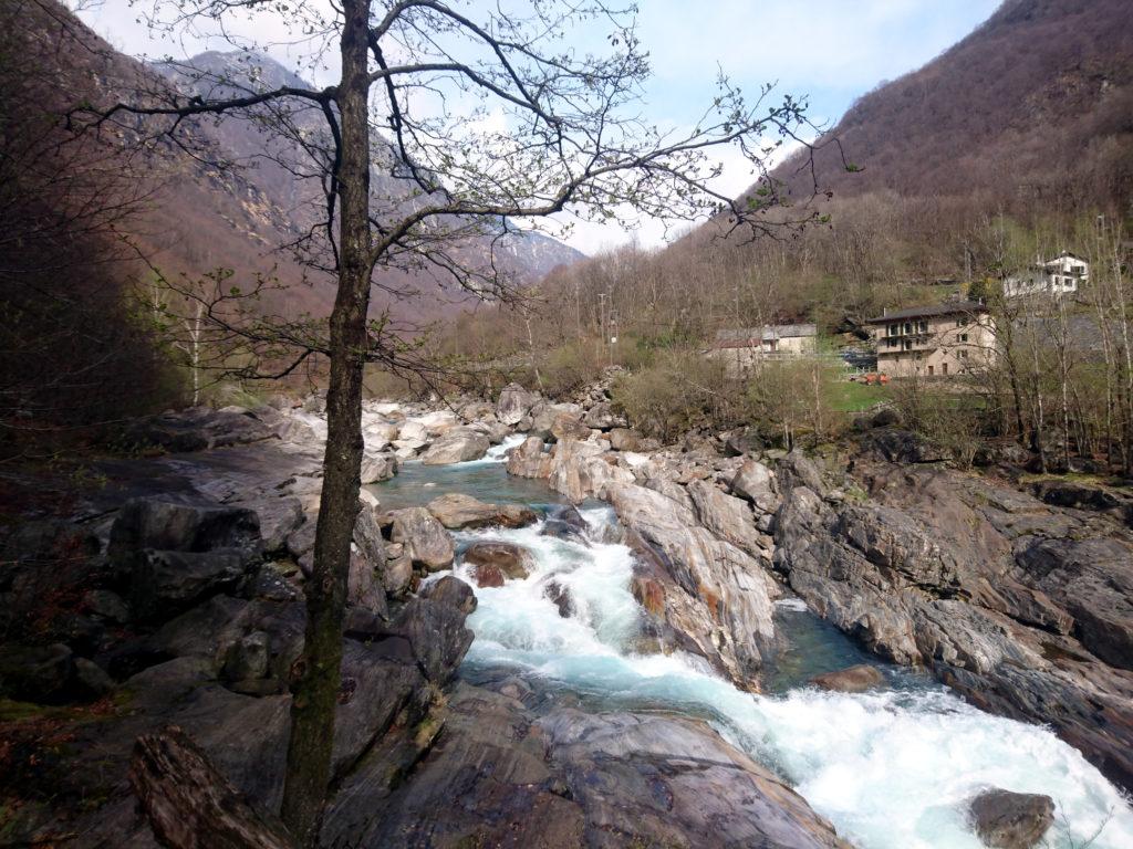 le prime rapide a monte di Lavertezzo