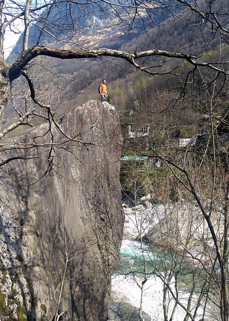 rupe di osservazione lungo il percorso. Da qui buttarsi in acqua è decisamente troppo estremo