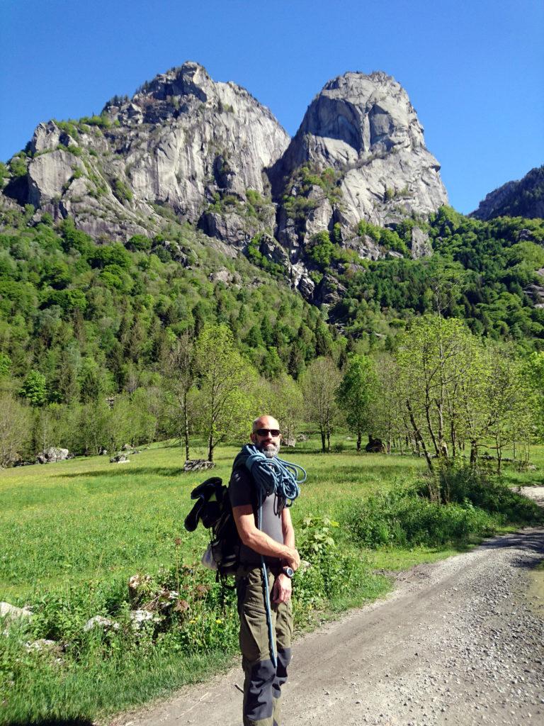 Samu in cammino verso il Trapezio d'Argento