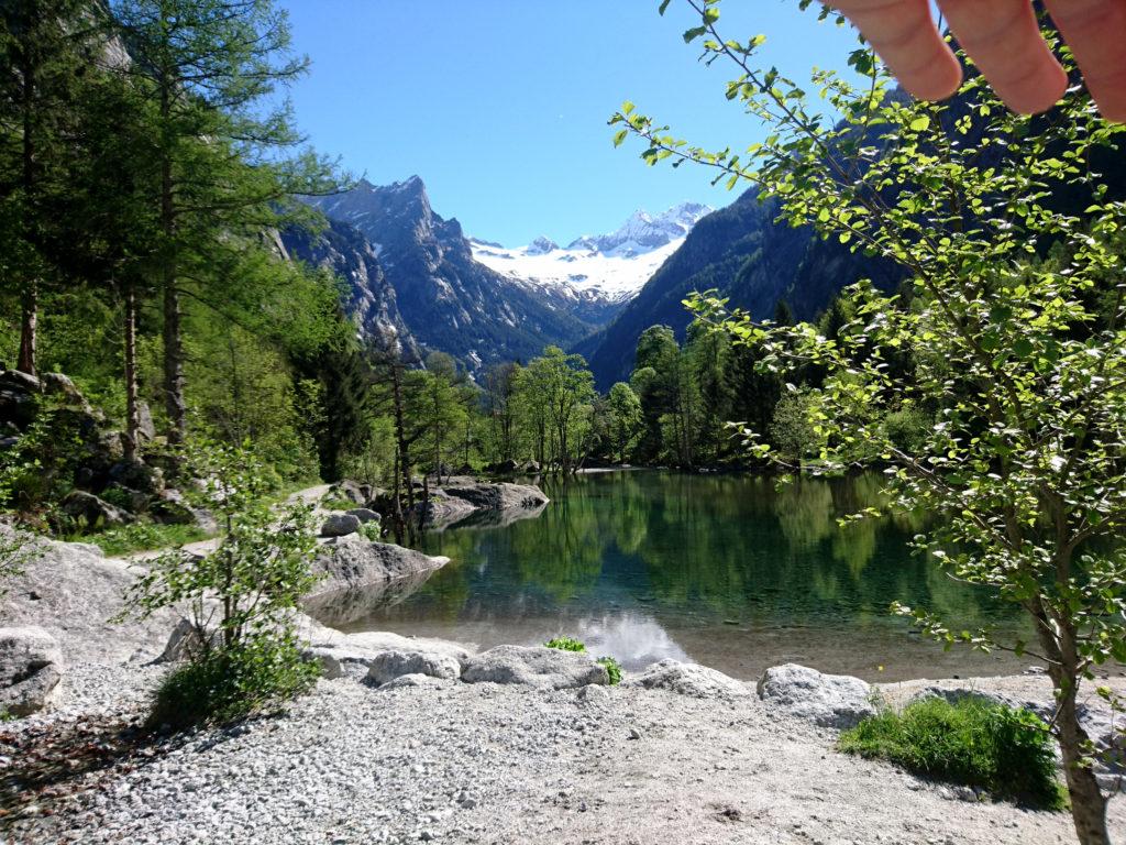 Lo splendido laghetto della val di Mello, meglio conosciuto come il Bidet della Contessa