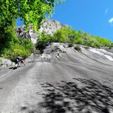 Stomaco Peloso  e Alba del Nirvana – il battesimo della val di Mello