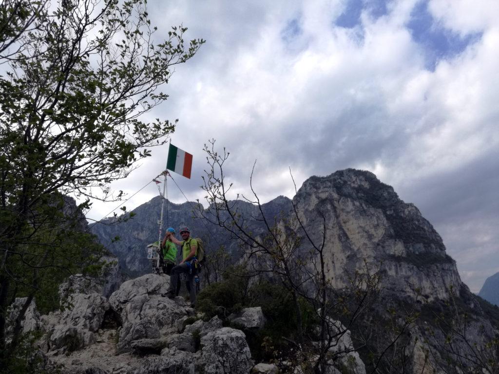 Io e Paolino sulla cima Capi!