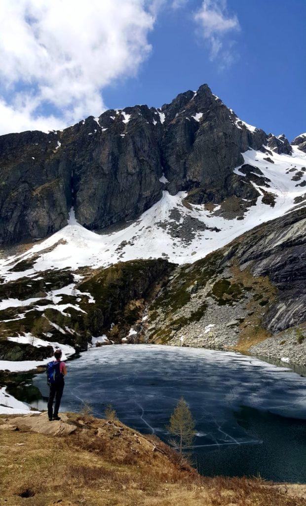 ... mentre gli amici raggiungono il Lago Inferiore di Paione