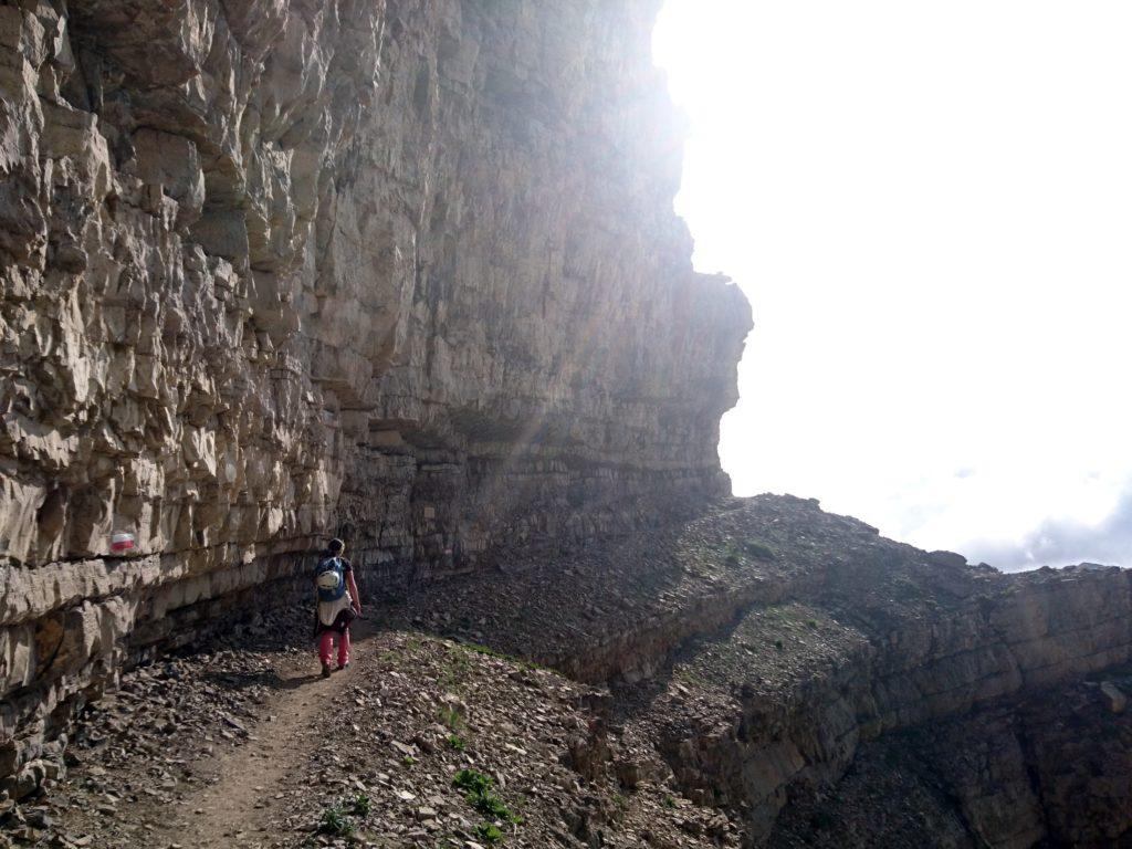 dallo Stoppani si segue il sentiero per la Ferrata Fratelli Vidi