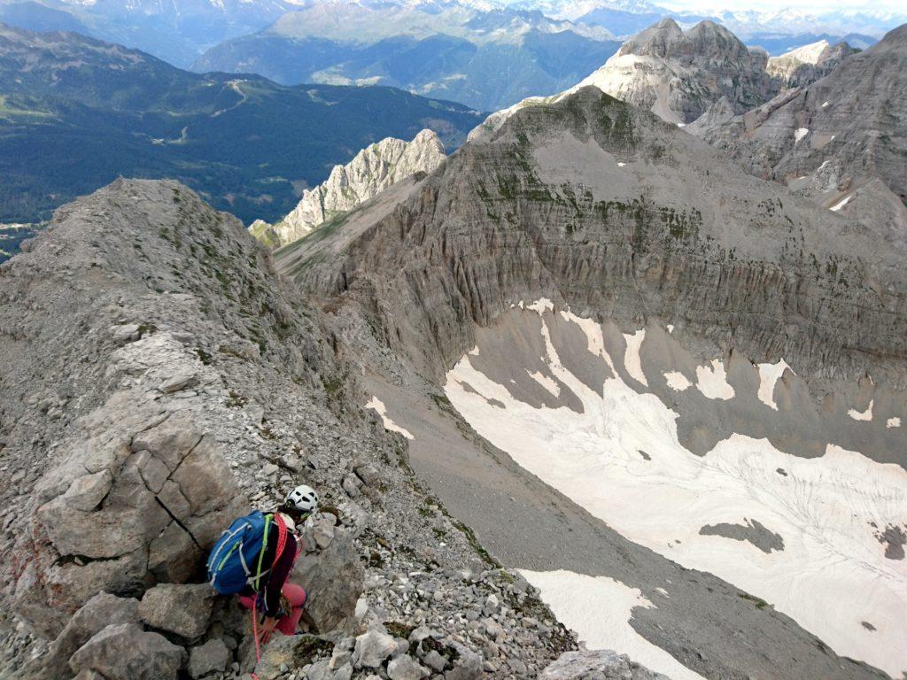 la Cima Vagliana è quella di fronte a noi: la cavalcata non è mica finita!