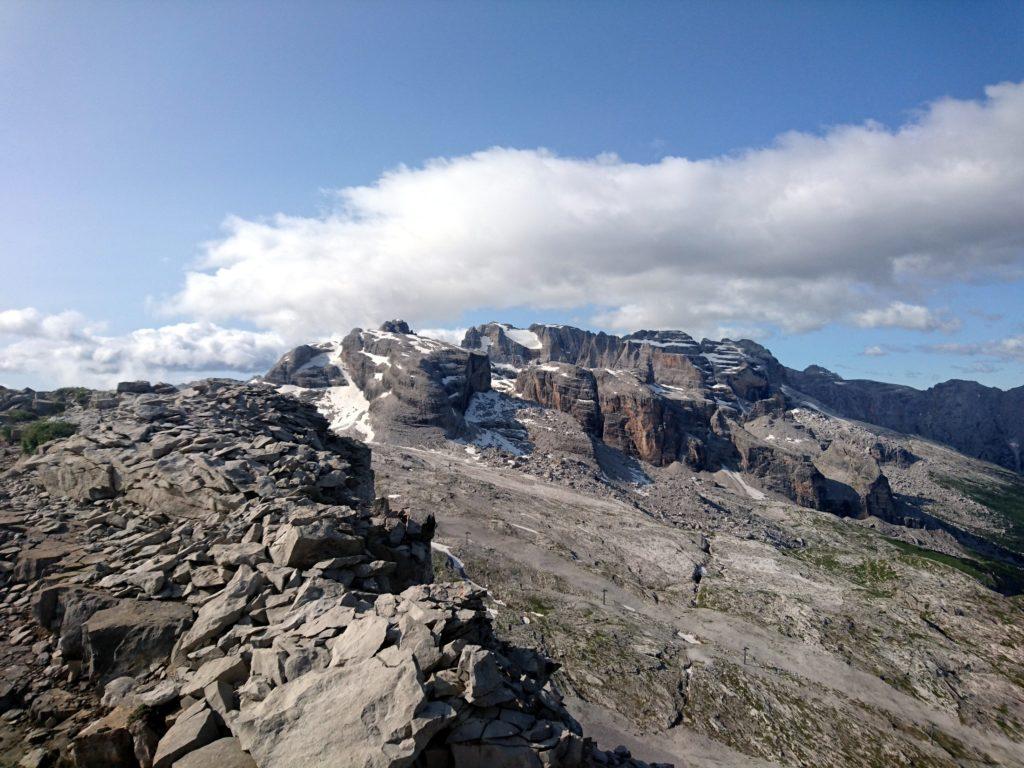 bellissima vista del gruppo del Brenta... e sarà sempre meglio!