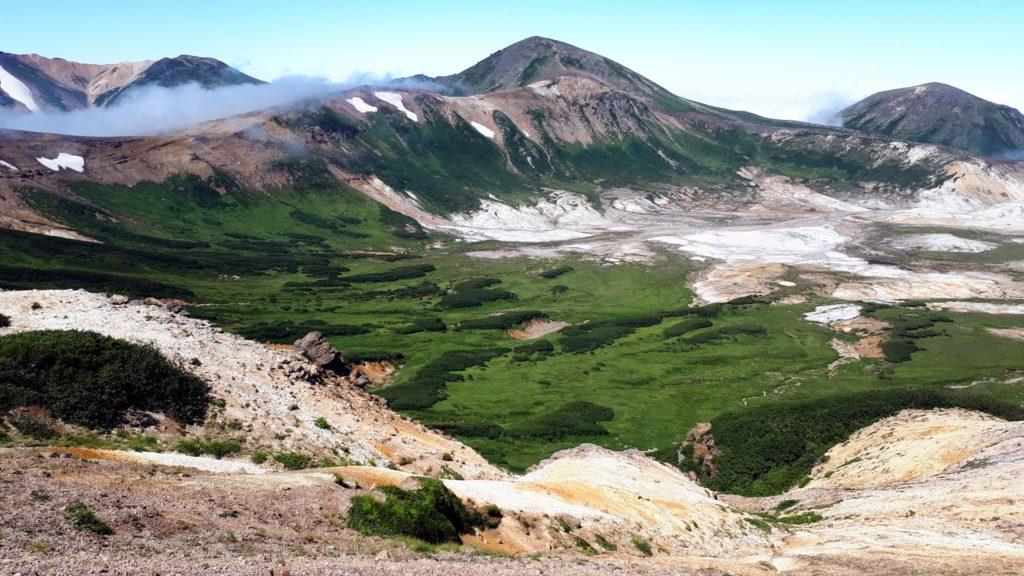 bellissima vista, mozzafiato, dell'Ohachidaira Caldera