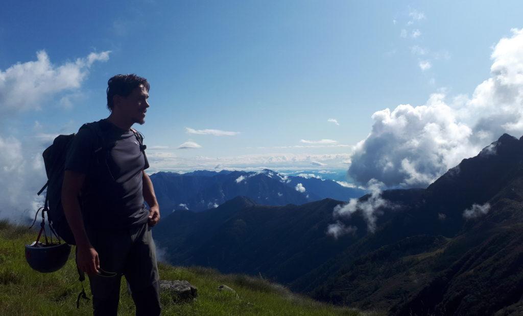 uno sguardo verso la Valle Anzasca