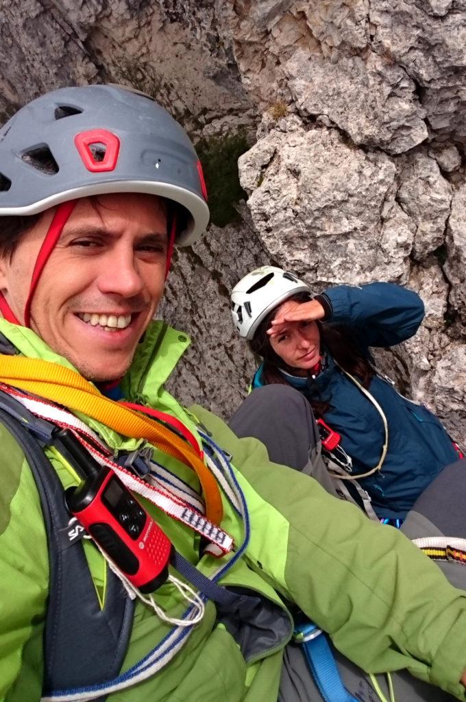 Ormai siamo qui e non possiamo fare altro che andare sulla Lancia. Selfie sulla sella prima di affrontare la Lancia