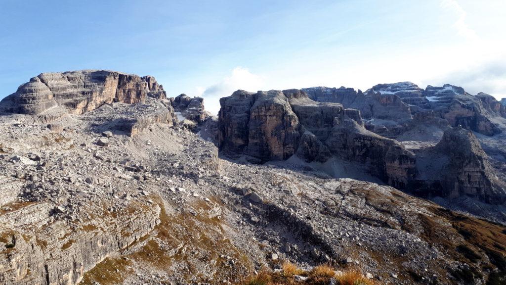 La splendida vista del Brenta dalla Corna Rossa