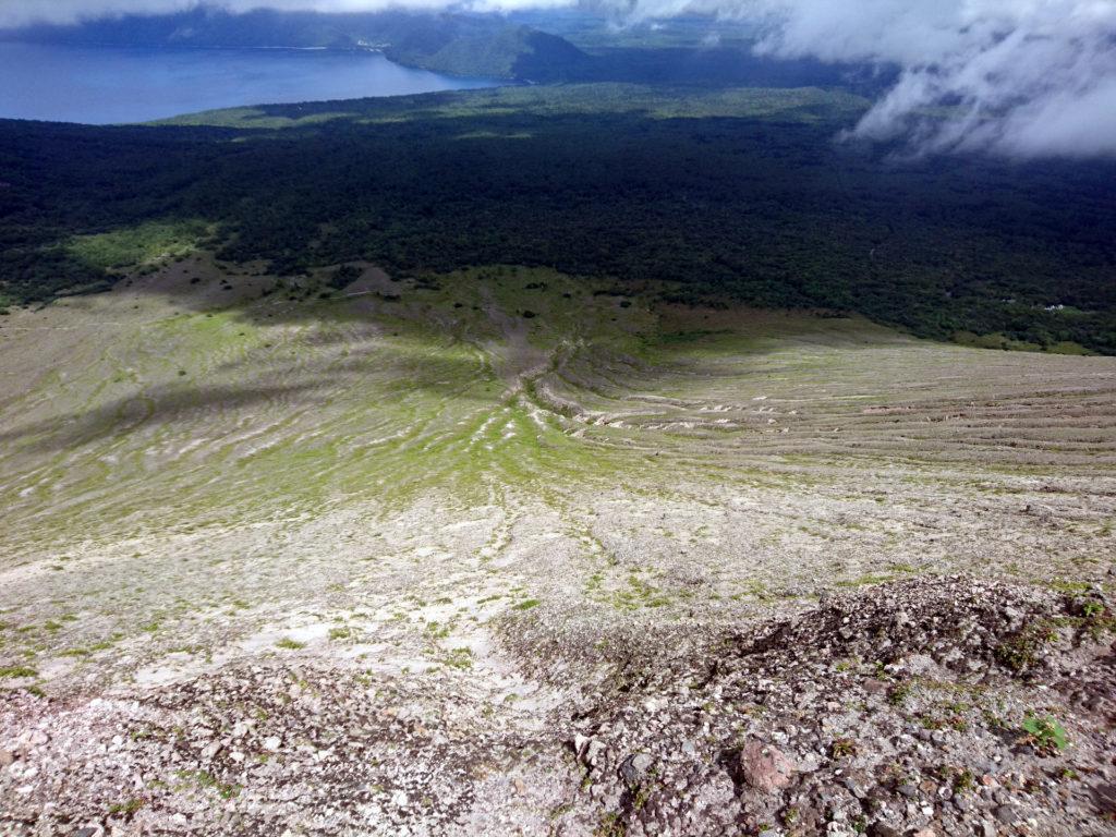 distese laviche fin giù a valle