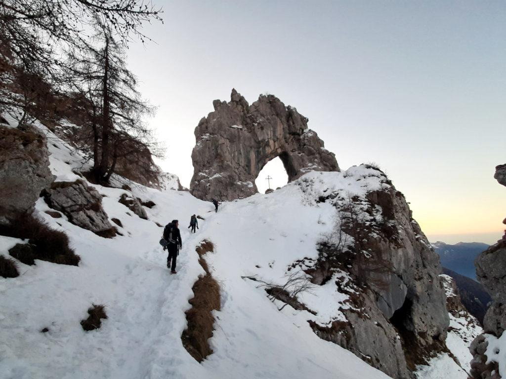 in arrivo all'Arco di Prada