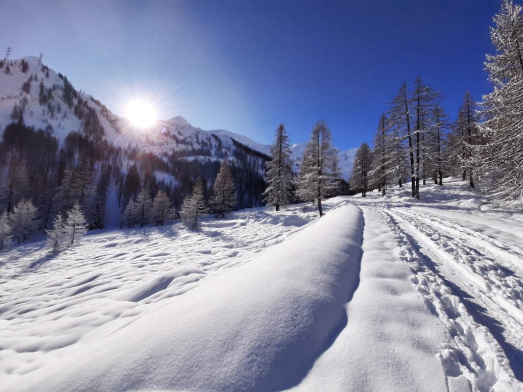 Nel frattempo esce il sole regalandoci splendidi colori