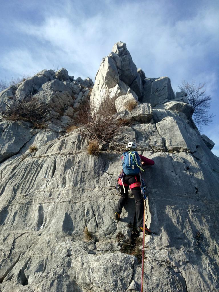 ultimo tiro con facile muretto di III