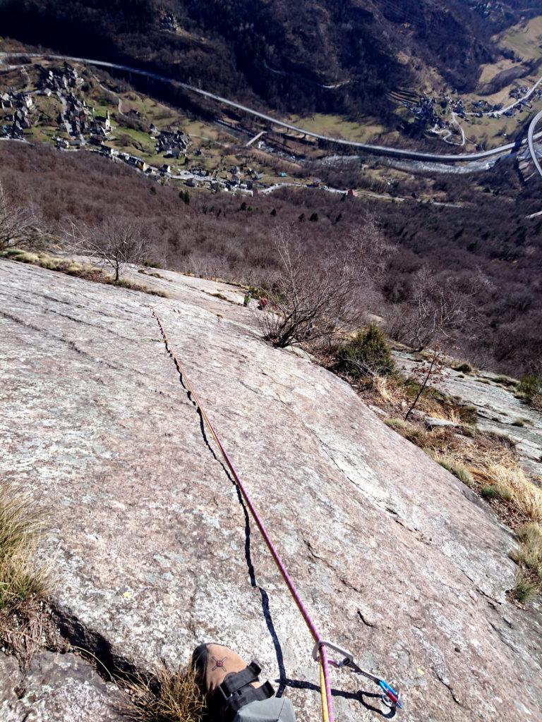quinto tiro su placca plaisir attorno al 5a. Saluto dall&#039;alto