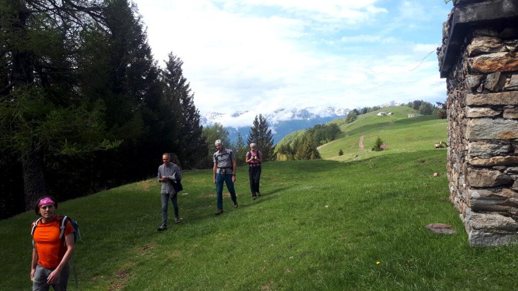 Proseguiamo in direzione del rifugio dell'Alpe Granda