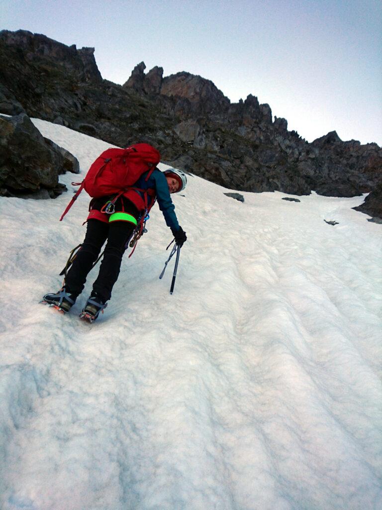 Saliamo quindi per il più breve e abbordabile canale Federica