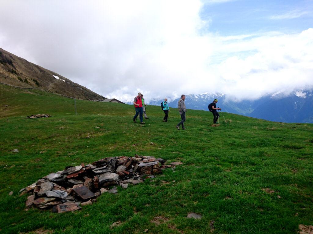 il gruppo in discesa