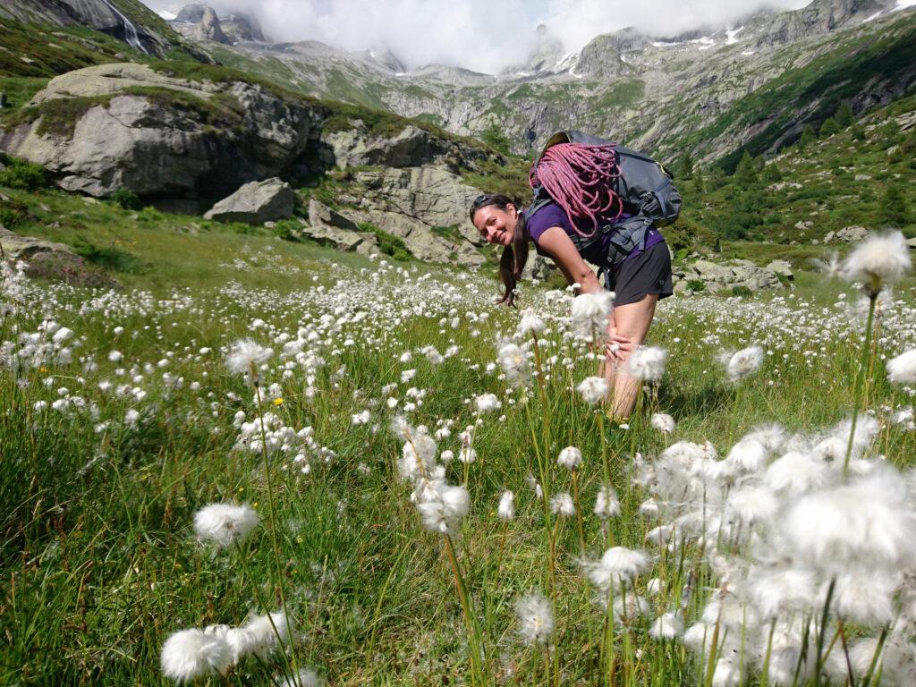 Erica sguazza tra i batuffoloni!