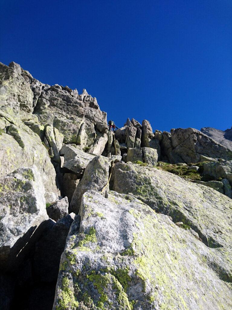 Erica sul terzo tiro. Qui se non ricordo male ha sbagliato, salendo troppo verso la cresta