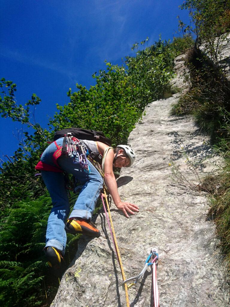 Erica attacca lo spigolo del secondo tiro