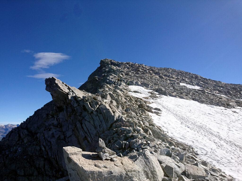 la cresta sud ovest dell'Adamello