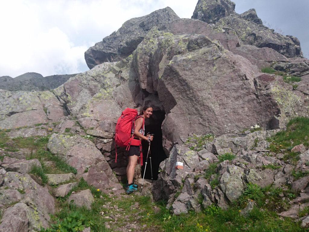 grotte, innumerevoli, che servivano da rifugio durante la Grande Guerra