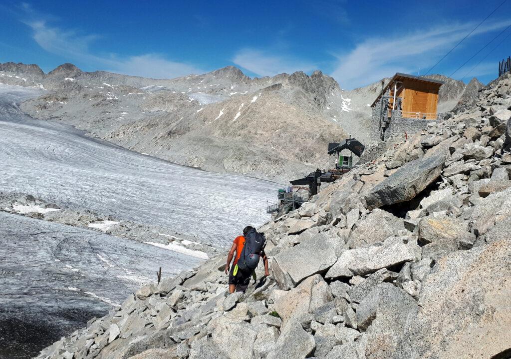 la nuova teleferica del Rifugio Lobbia Alta