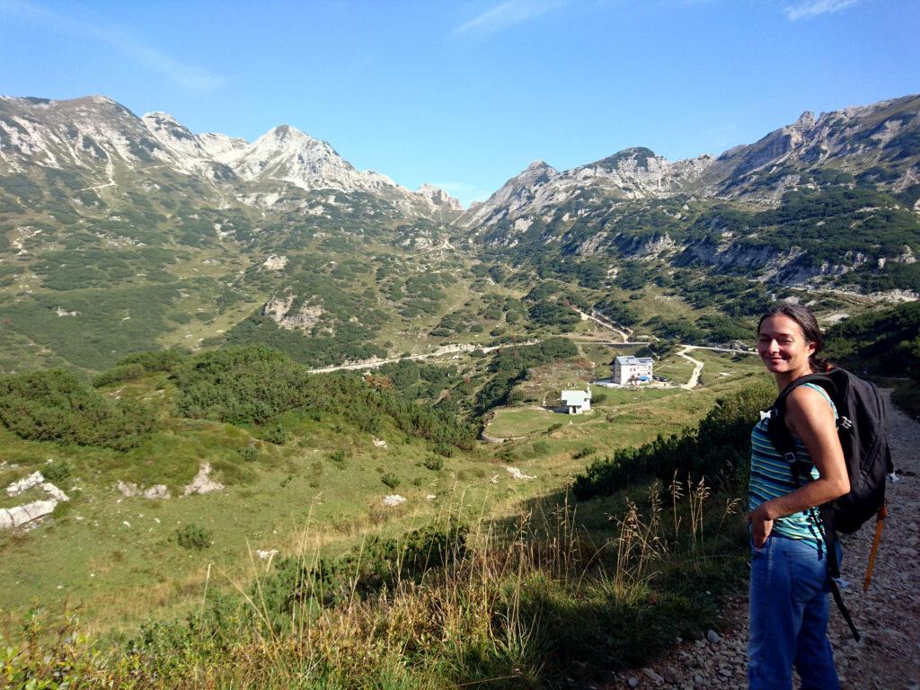 Erica in vista del Rifugio Scalorbi