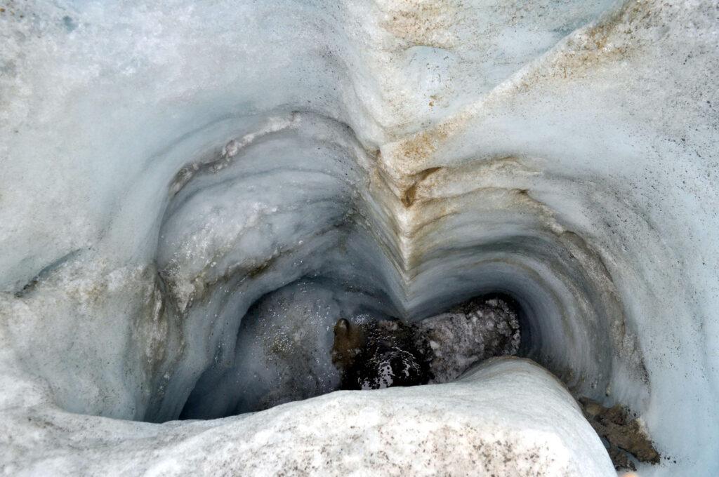 altro mulinello glaciale in piena attività