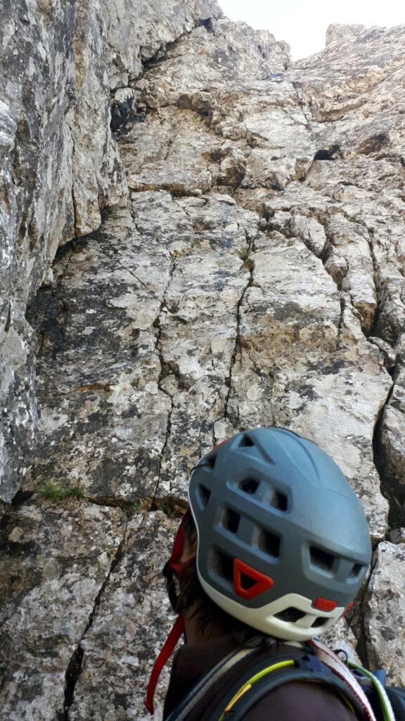 Gab studia con un po&#039; di preoccupazione il tiro chiave del diedro Bramani