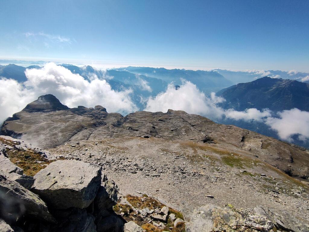 stupendo panorama dalla vetta