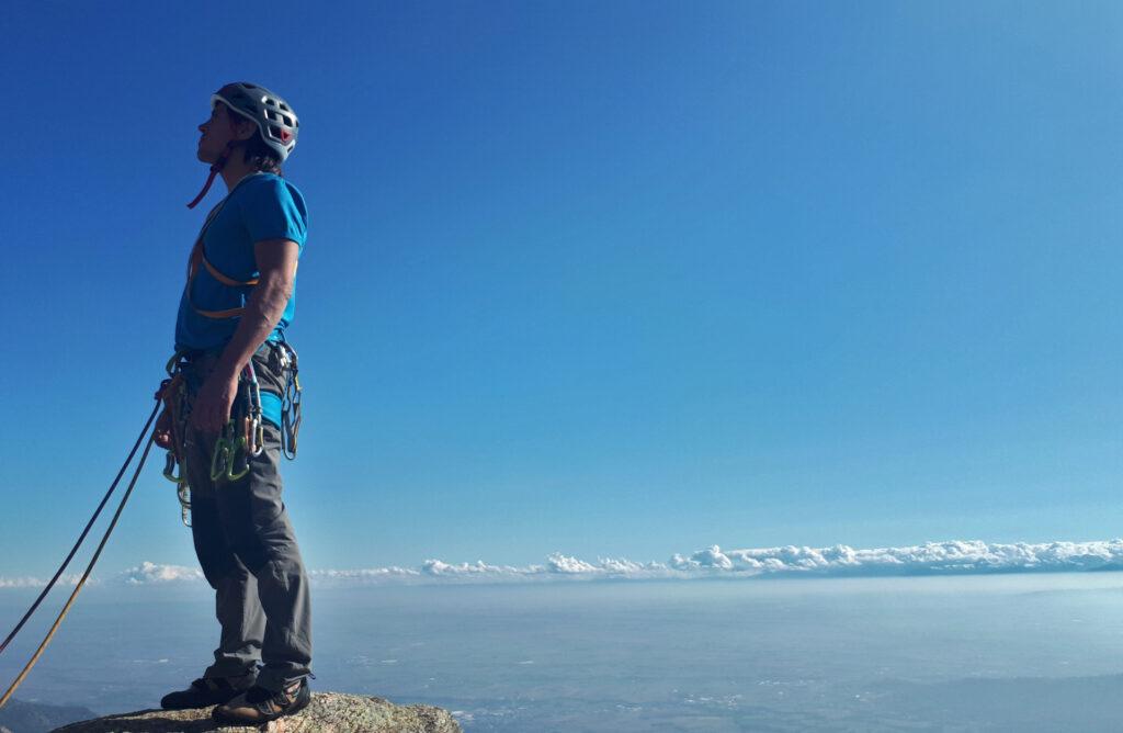 panorama spettacolare dalla cima... ma stiamo già guardando "oltre" :)