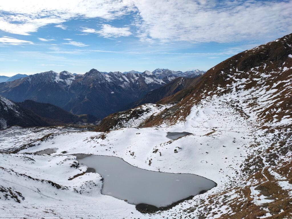 Laghetti di Monte bello visti dall'alto