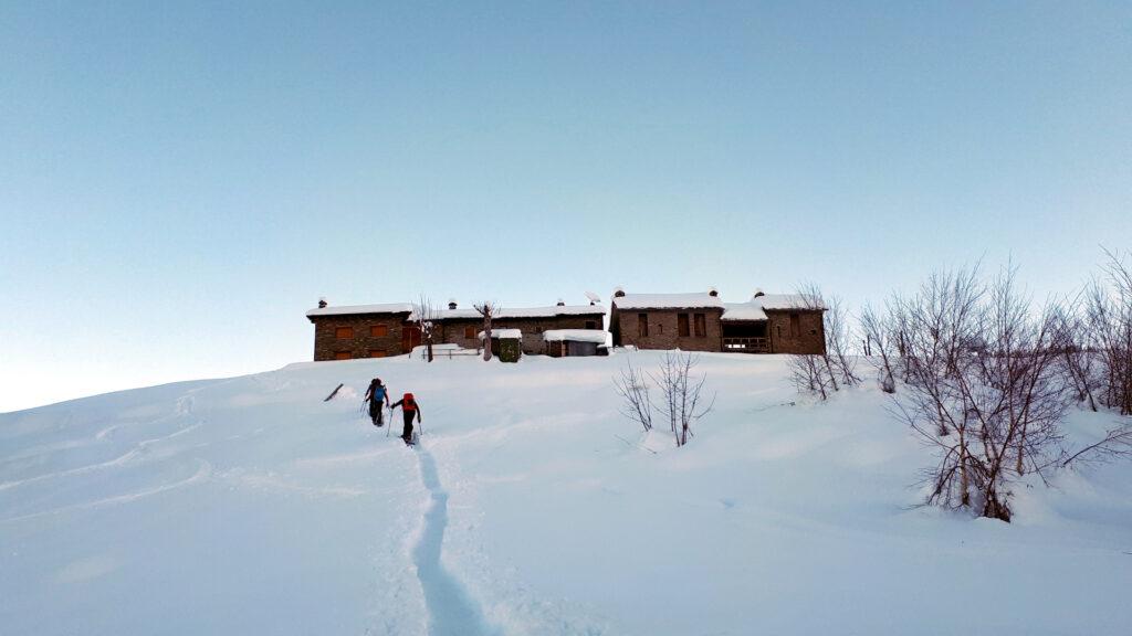 l'Alpe Grassa, che ti compare davanti così, bellissima, come primo traguardo