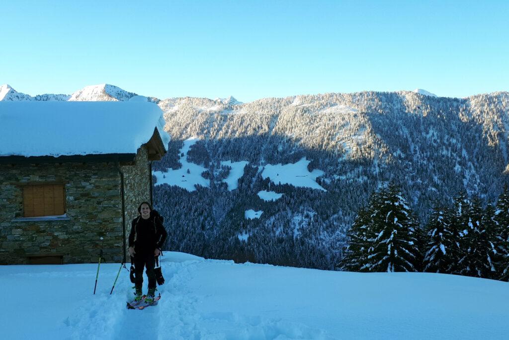 siamo in un posto bellissimo, con neve bellissima!