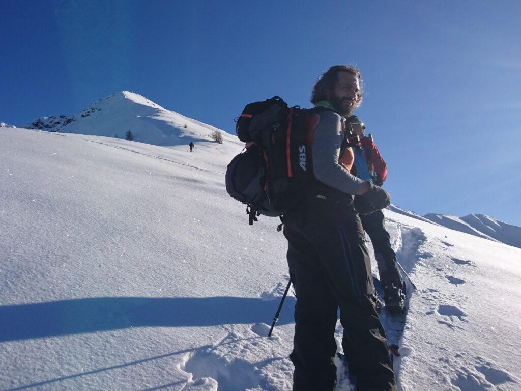 siamo in cresta: e qui arriva anche il sole!