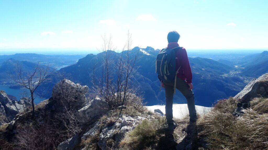 arrivati in cresta dello Zucco Pertusio